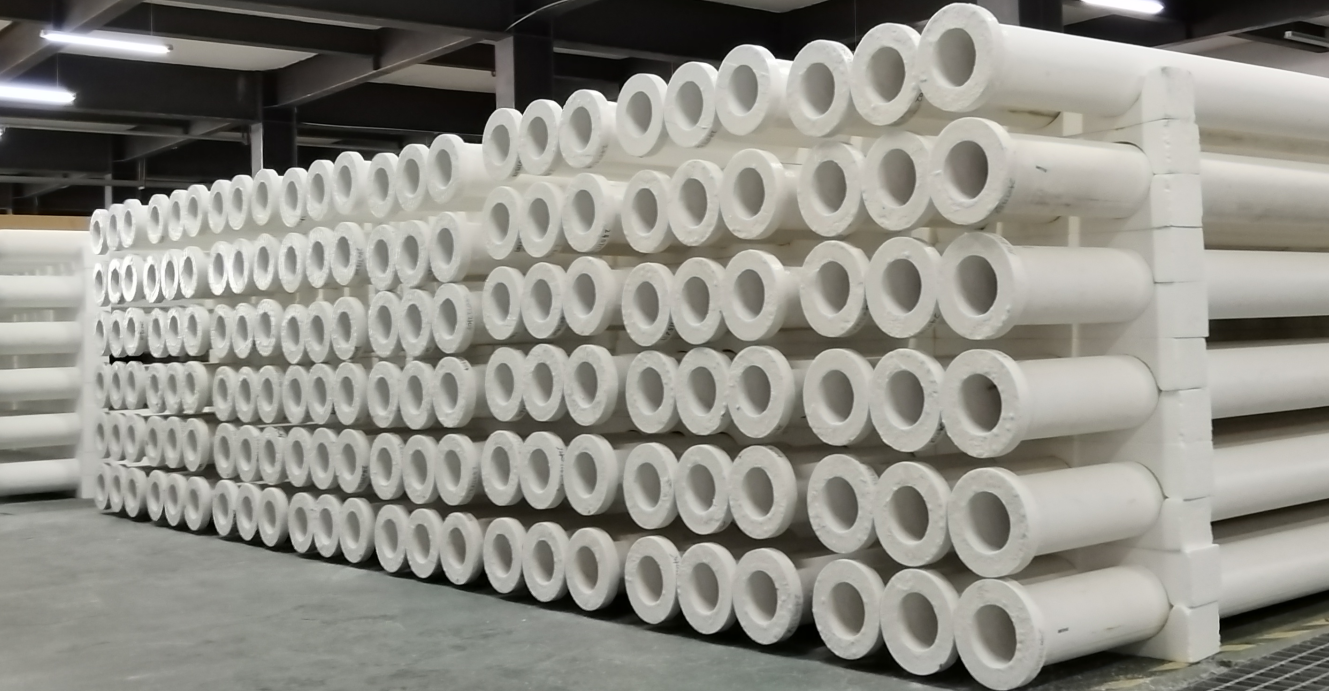 CeraCAT? 系列陶瓷催化脫硝除塵濾管插圖5陶瓷催化濾管,陶瓷纖維濾管,玻璃窯爐,陶瓷一體化,塵硝一體化